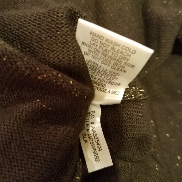 NWT Andrew Marc New York Black Gold Dress size S - Picture 8 of 8